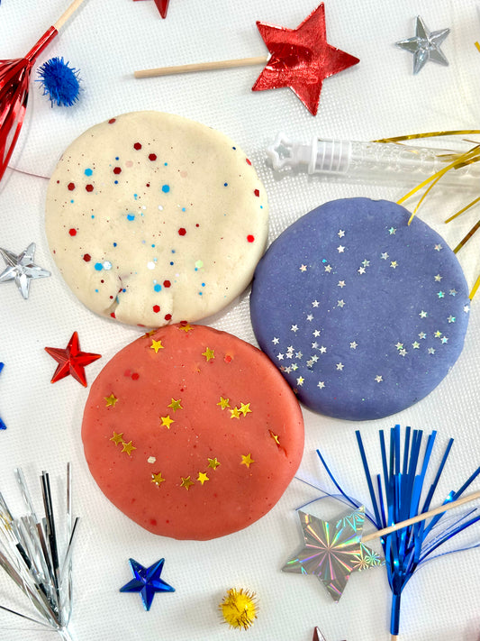 red, white & dough
